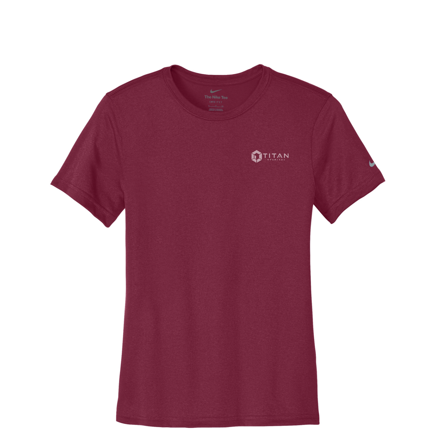 Nike Women's Swoosh Sleeve rLegend Tee — Team Maroon