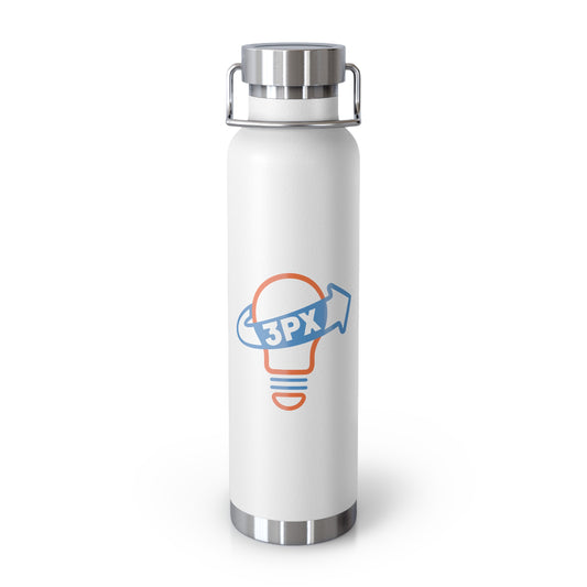 Copper Vacuum Insulated Bottle, 22oz - 3PX