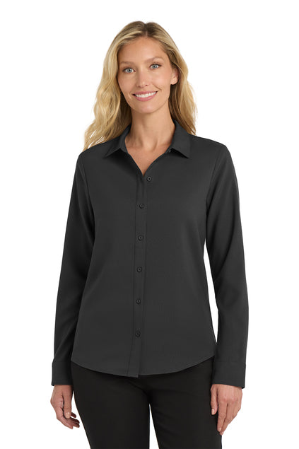 Port Authority® Women's Long Sleeve Performance Staff Shirt