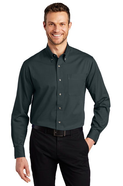 Port Authority® Tall Long Sleeve Twill Shirt - CDF