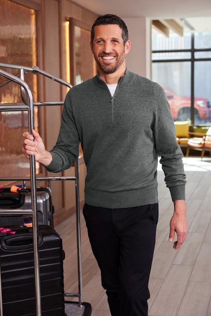 Port Authority® Easy Care 1/4-Zip Sweater - Foreword Freight