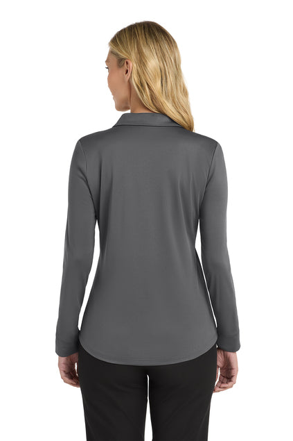 Port Authority® Women's Silk Touch™ Performance Long Sleeve Polo - 3PX