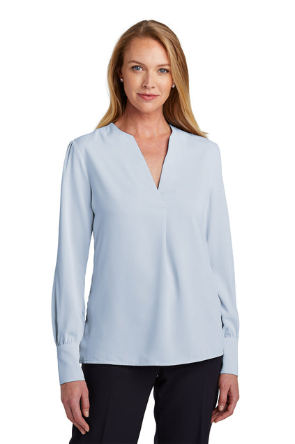 Brooks Brothers® Women’s Open-Neck Satin Blouse