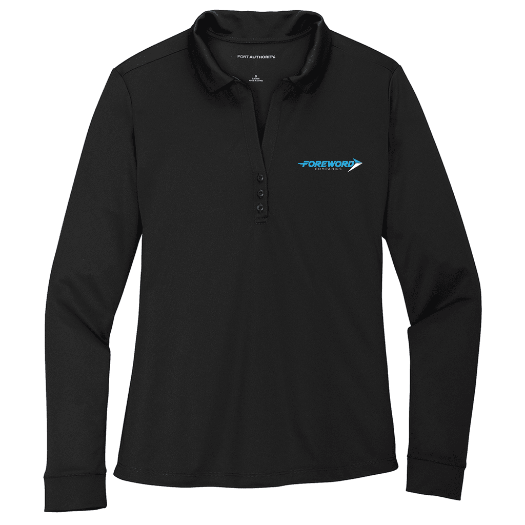 Port Authority® Women's Silk Touch™ Performance Long Sleeve Polo