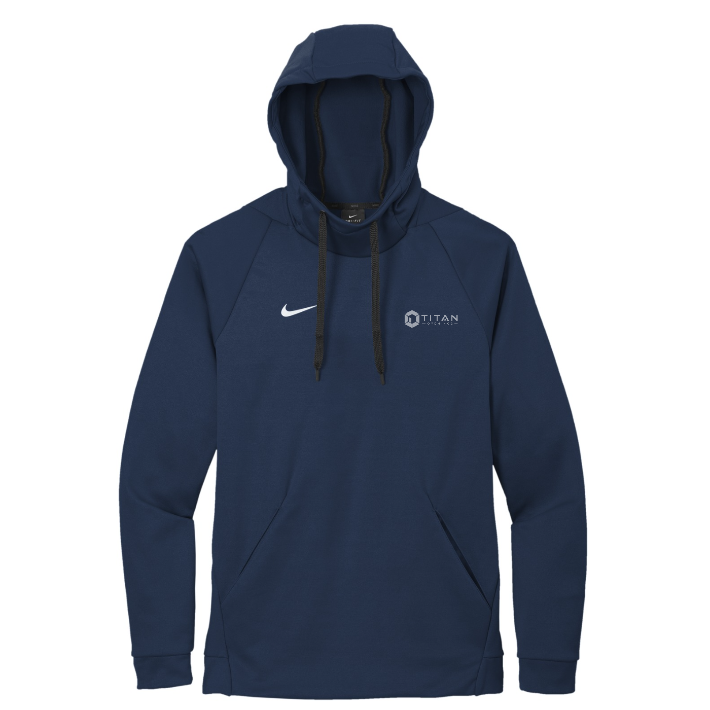 Nike Therma-FIT Pullover Fleece Hoodie — Team Navy