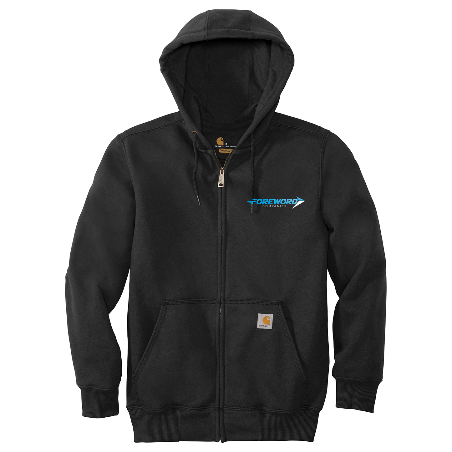Carhartt® Rain Defender® Paxton Heavyweight Hooded Zip-Front Sweatshirt