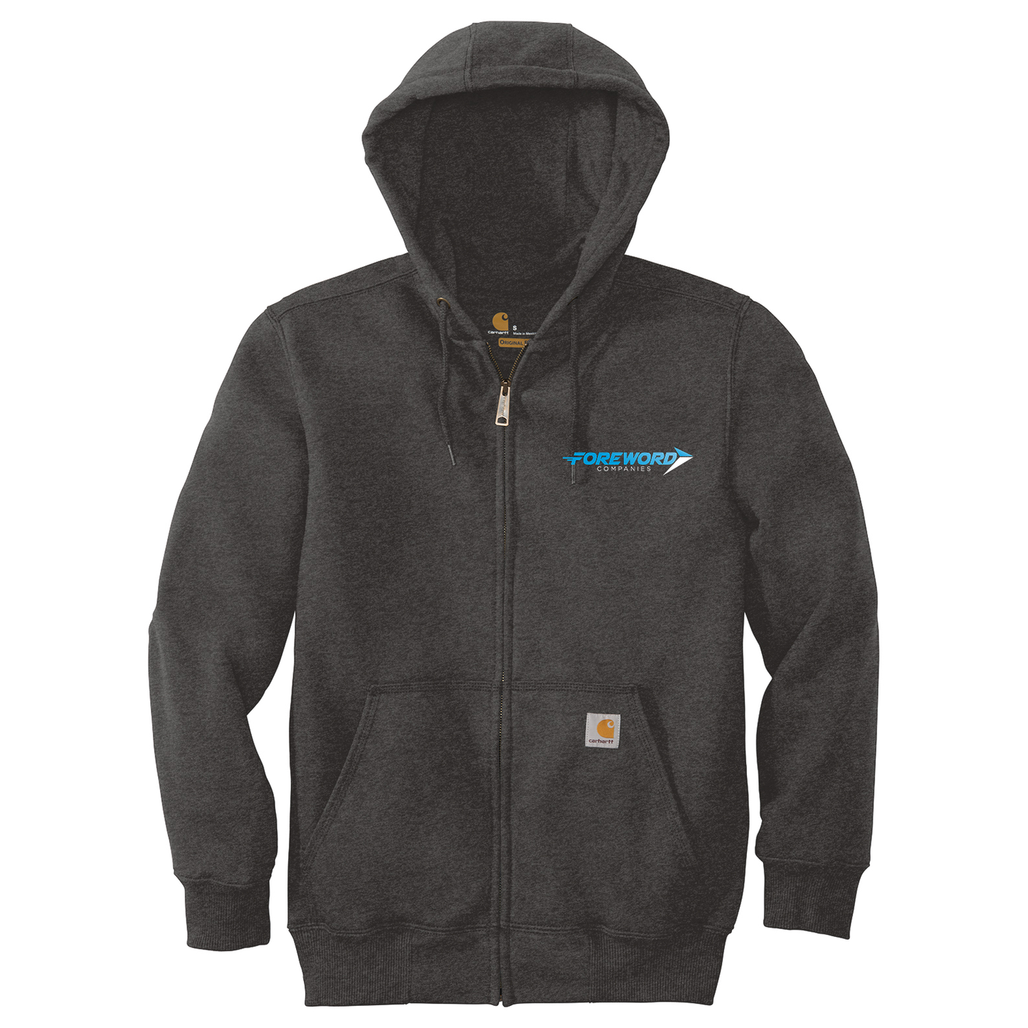 Carhartt® Rain Defender® Paxton Heavyweight Hooded Zip-Front Sweatshirt