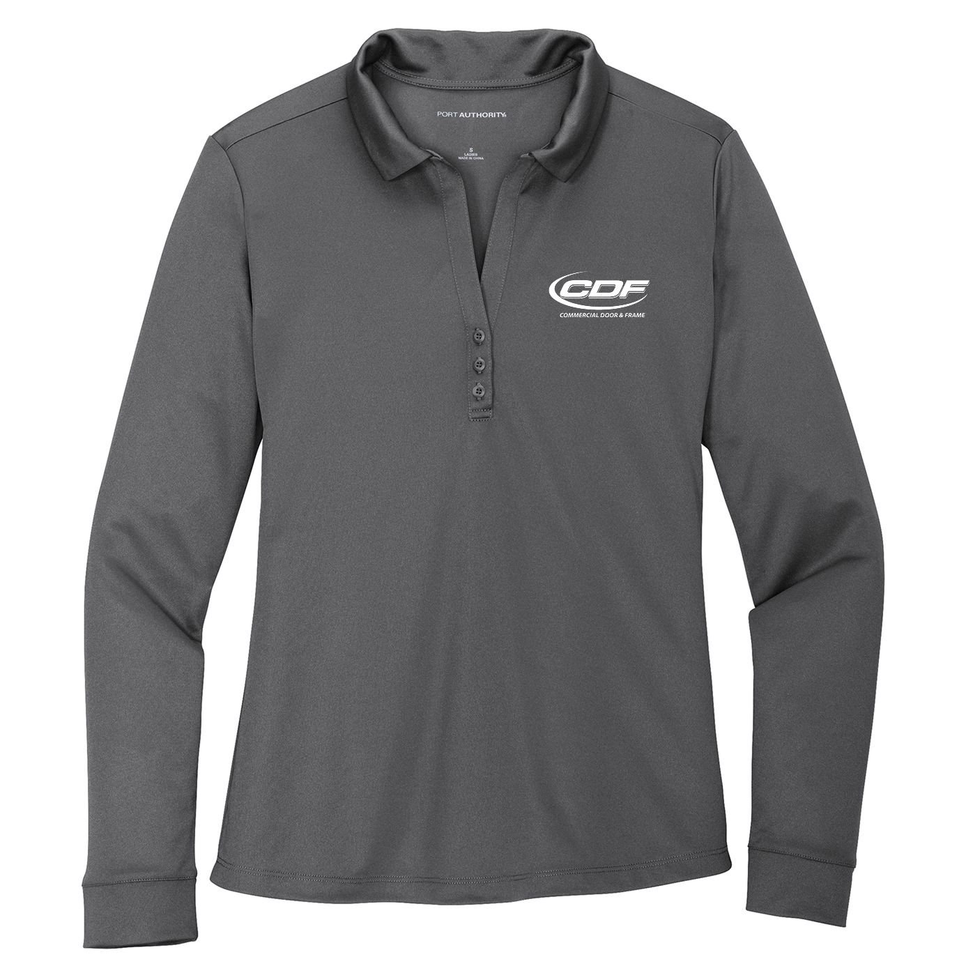 Port Authority® Women's Silk Touch™ Performance Long Sleeve Polo - CDF