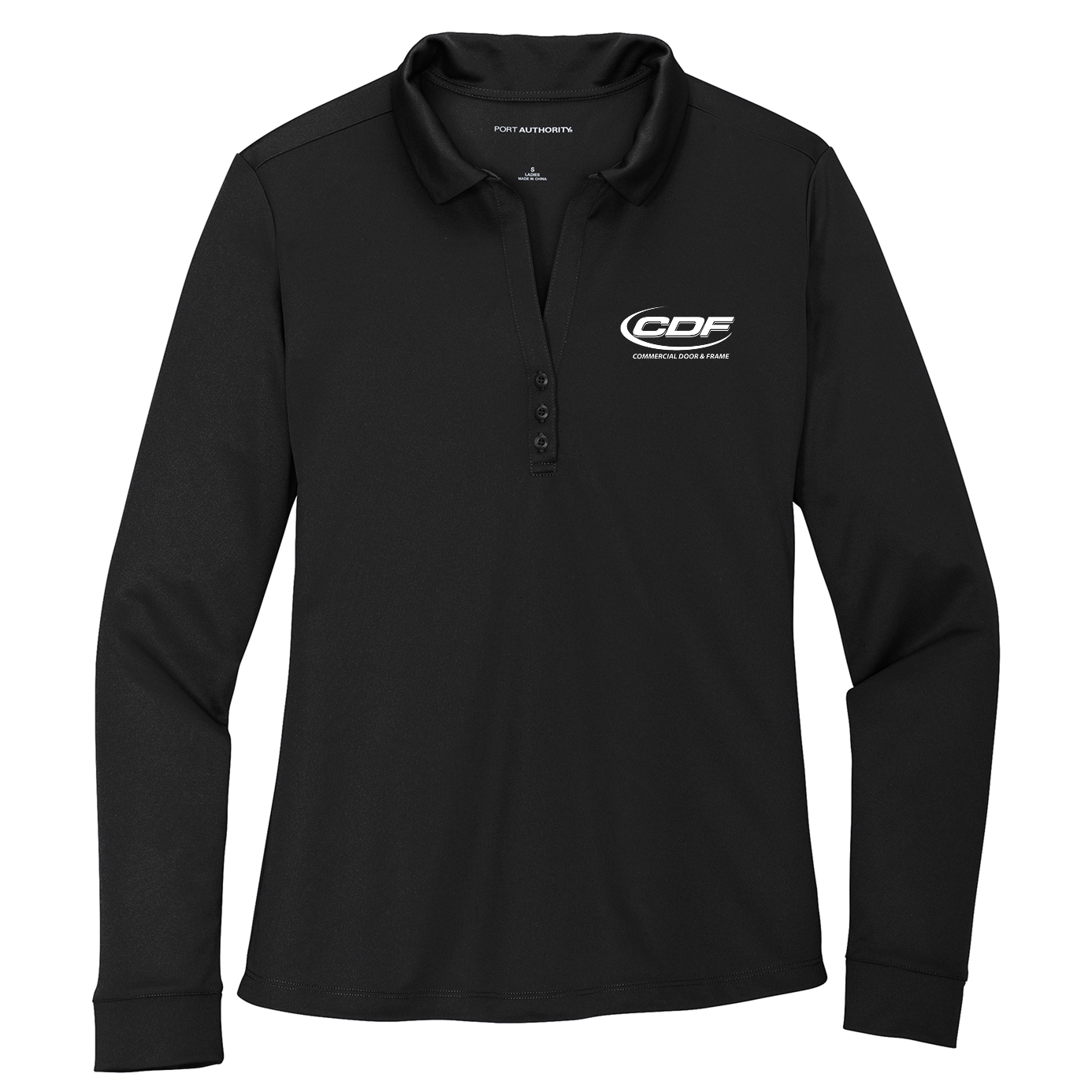 Port Authority® Women's Silk Touch™ Performance Long Sleeve Polo - CDF