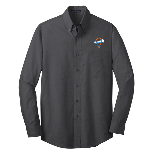 Port Authority® Tall Crosshatch Easy Care Shirt - 3PX