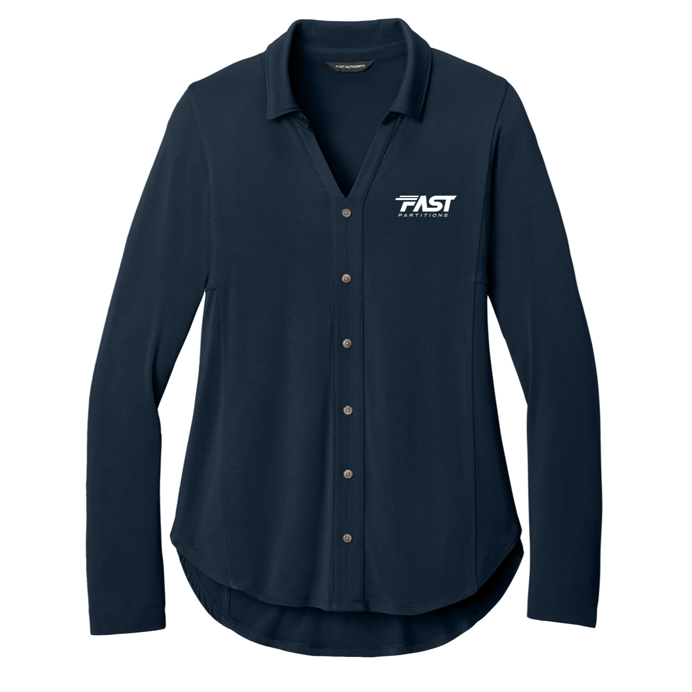 Port Authority® Women’s Luxe Knit Button Tunic - Fast Partitions