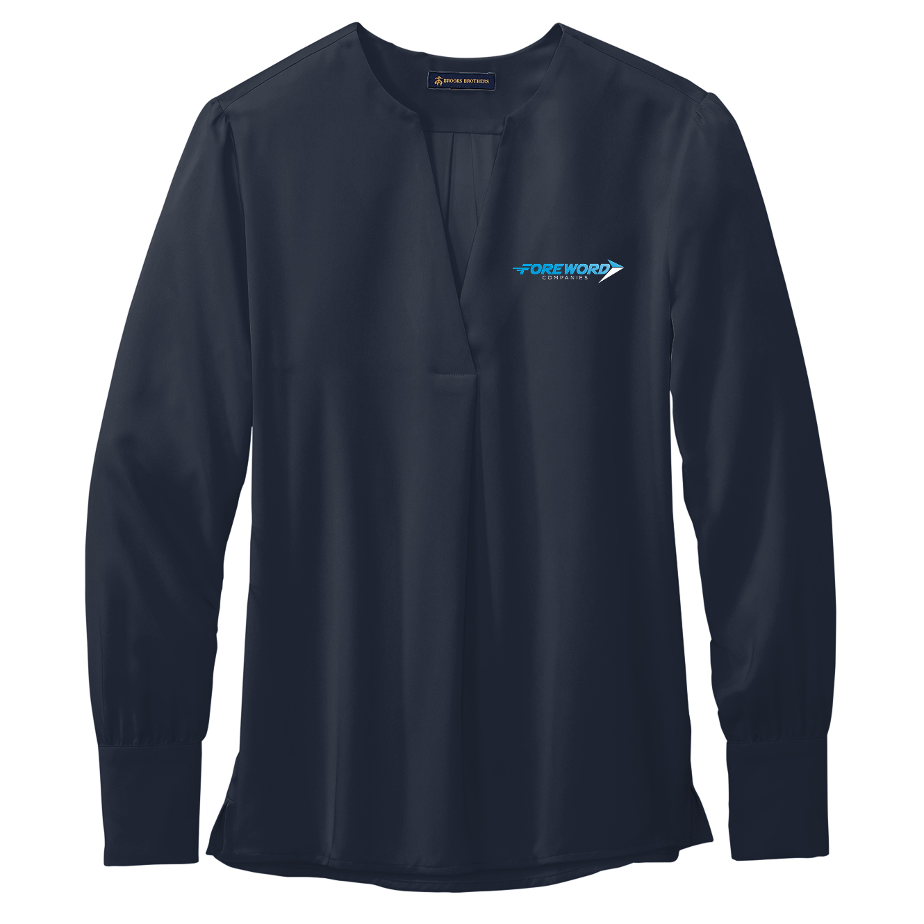 Brooks Brothers® Women’s Open-Neck Satin Blouse