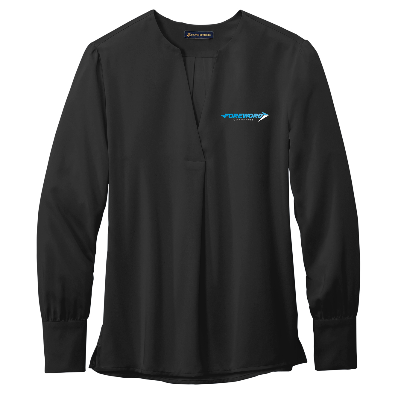 Brooks Brothers® Women’s Open-Neck Satin Blouse