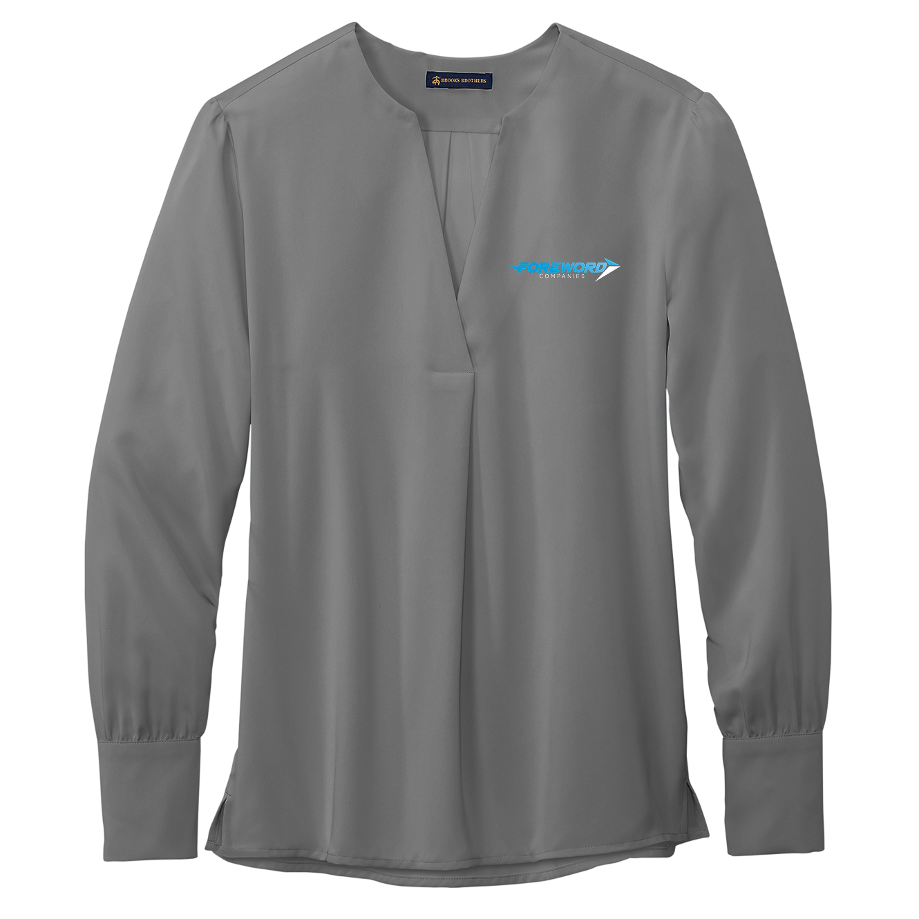 Brooks Brothers® Women’s Open-Neck Satin Blouse