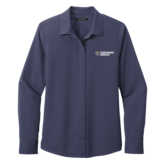 Port Authority® Women's Long Sleeve Performance Staff Shirt - Foreword Freight