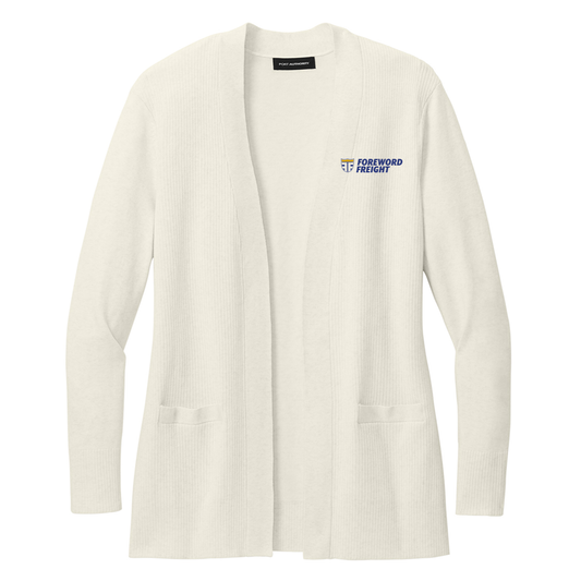 Port Authority® Women’s Easy Care Open-Front Cardigan Sweater - Foreword Freight