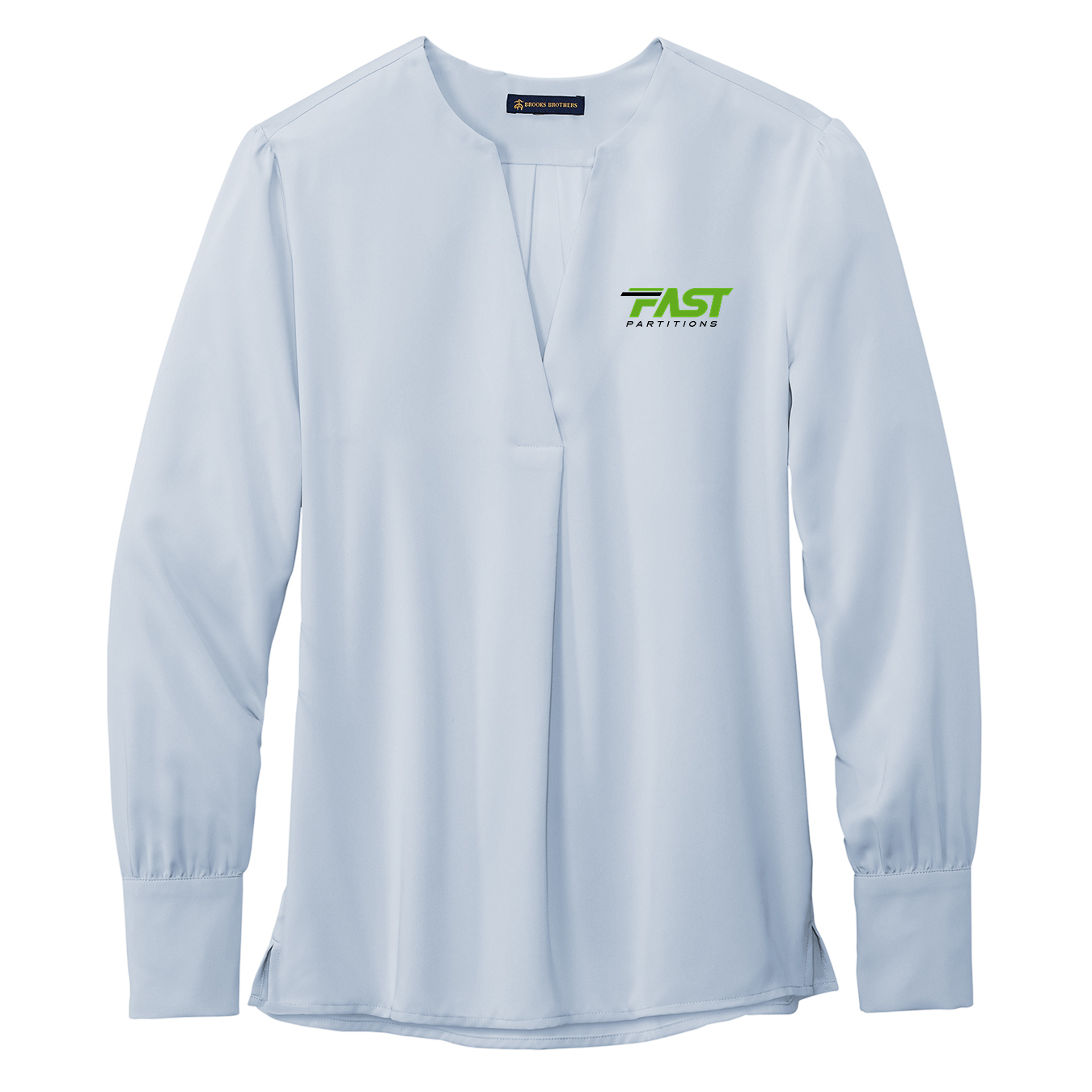 Brooks Brothers® Women’s Open-Neck Satin Blouse - Fast Partitions