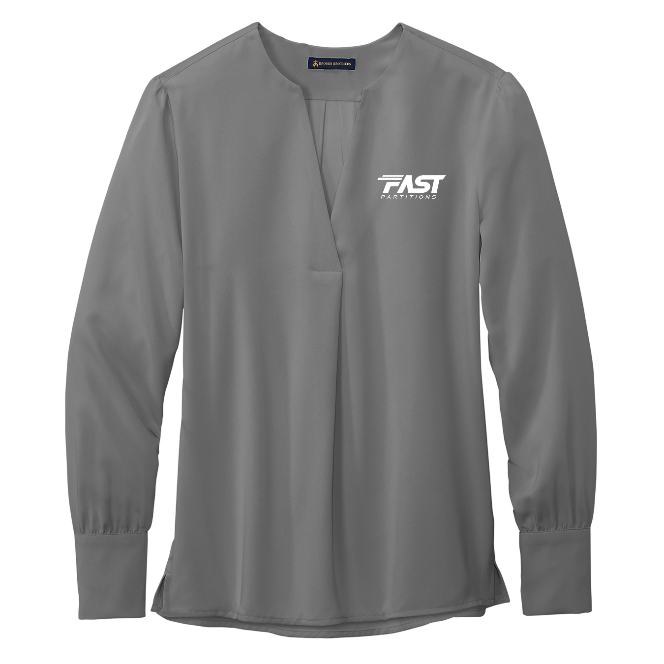 Brooks Brothers® Women’s Open-Neck Satin Blouse - Fast Partitions