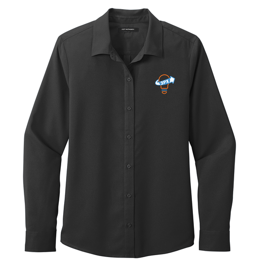 Port Authority® Women's Long Sleeve Performance Staff Shirt - 3PX