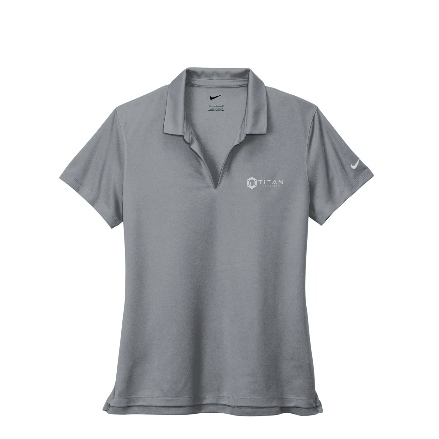 Nike Women's Dri-FIT Micro Pique 2.0 Polo — Cool Grey