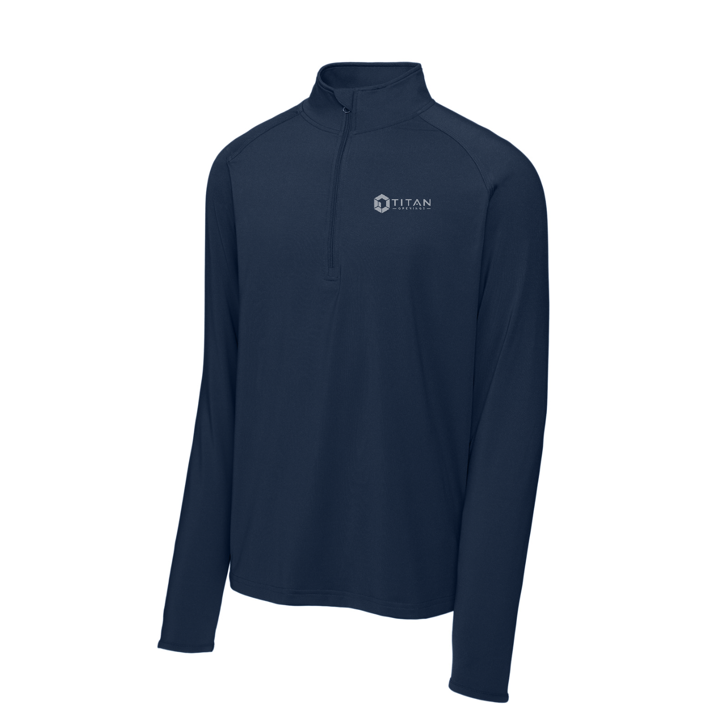 Sport-Tek Sport-Wick Stretch 1/4-Zip Pullover — True Navy