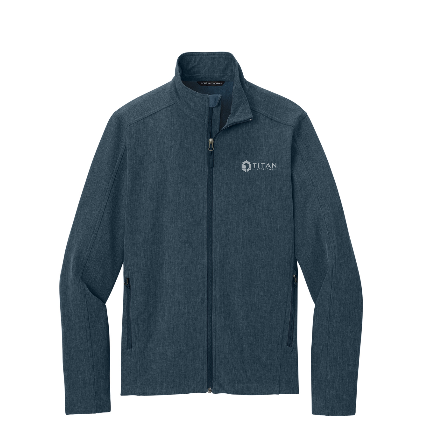 Port Authority Core Soft Shell Jacket — Navy Heather