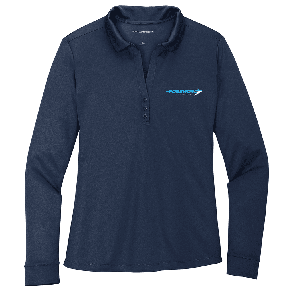 Port Authority® Women's Silk Touch™ Performance Long Sleeve Polo