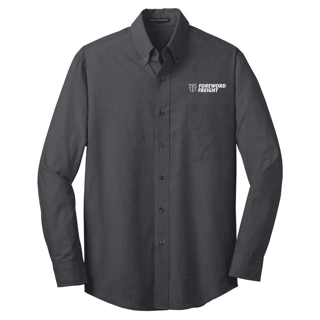 Port Authority® Tall Crosshatch Easy Care Shirt - Foreword Freight