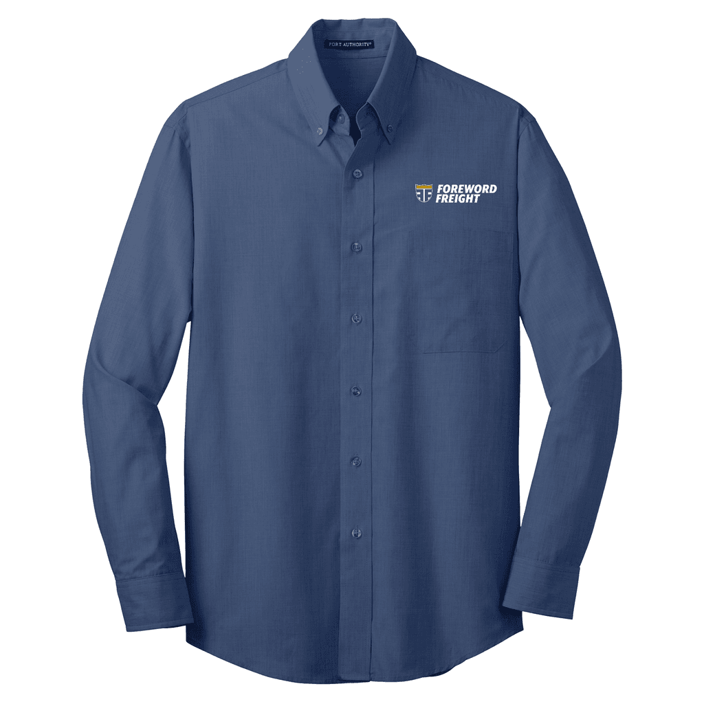 Port Authority® Tall Crosshatch Easy Care Shirt - Foreword Freight