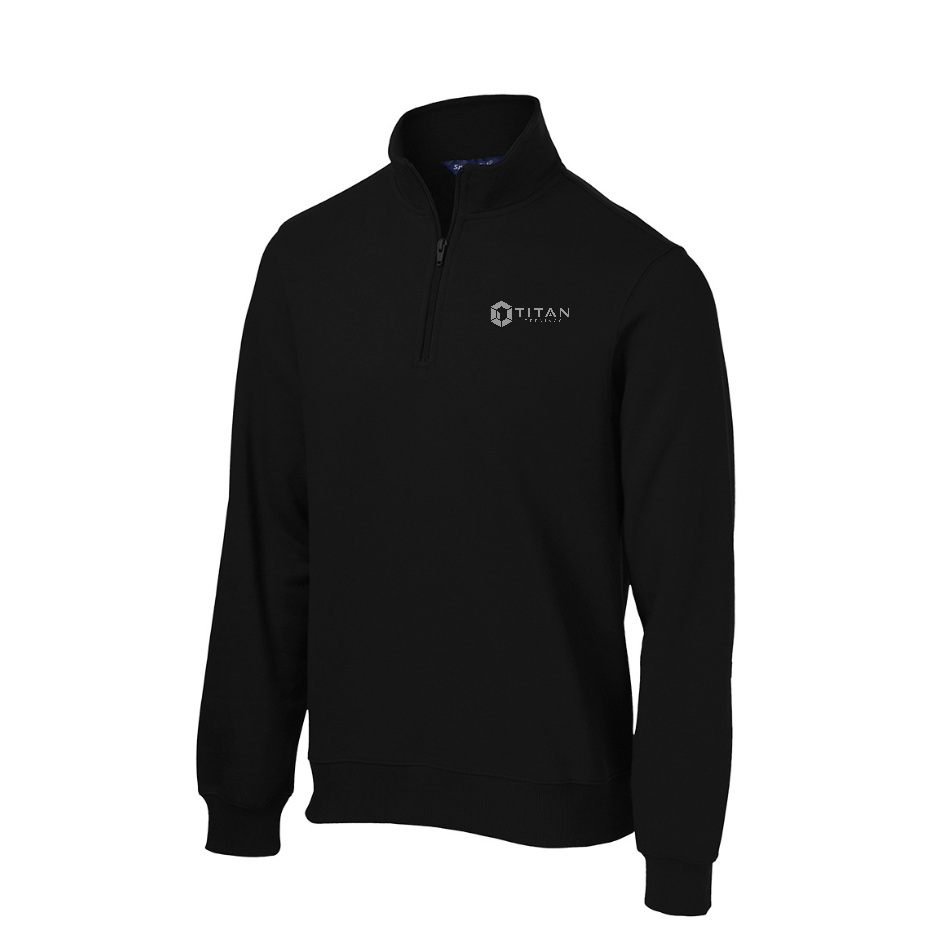 Sport-Tek 1/4-Zip Sweatshirt — Black