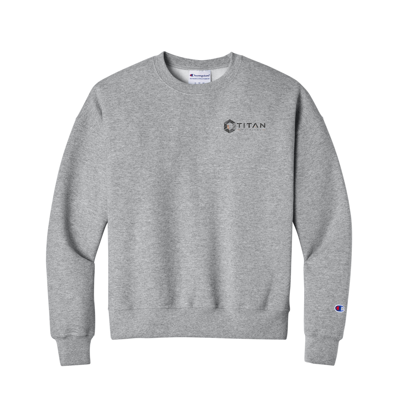 Champion Women's Powerblend Crewneck Sweatshirt - Titan — Light Steel