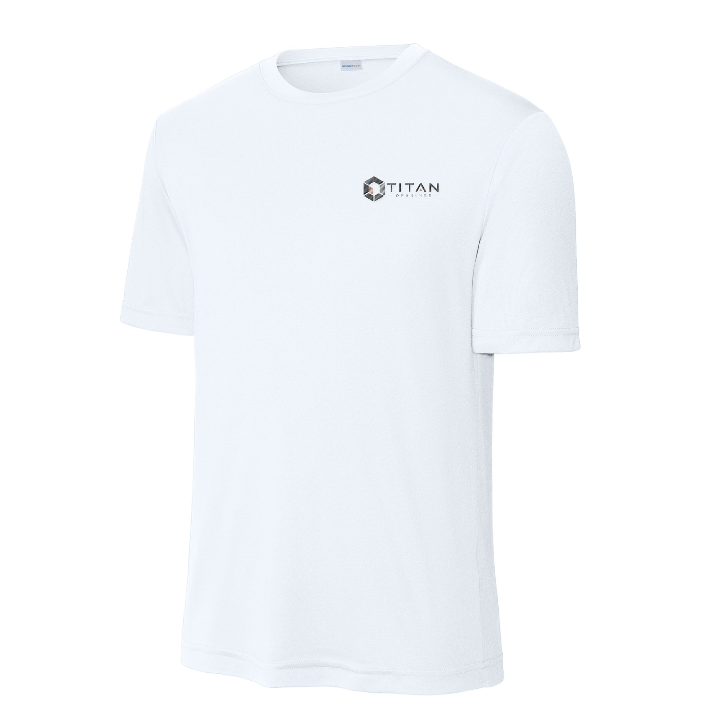 Sport-Tek Tall PosiCharge Competitor  Tee - Titan — White