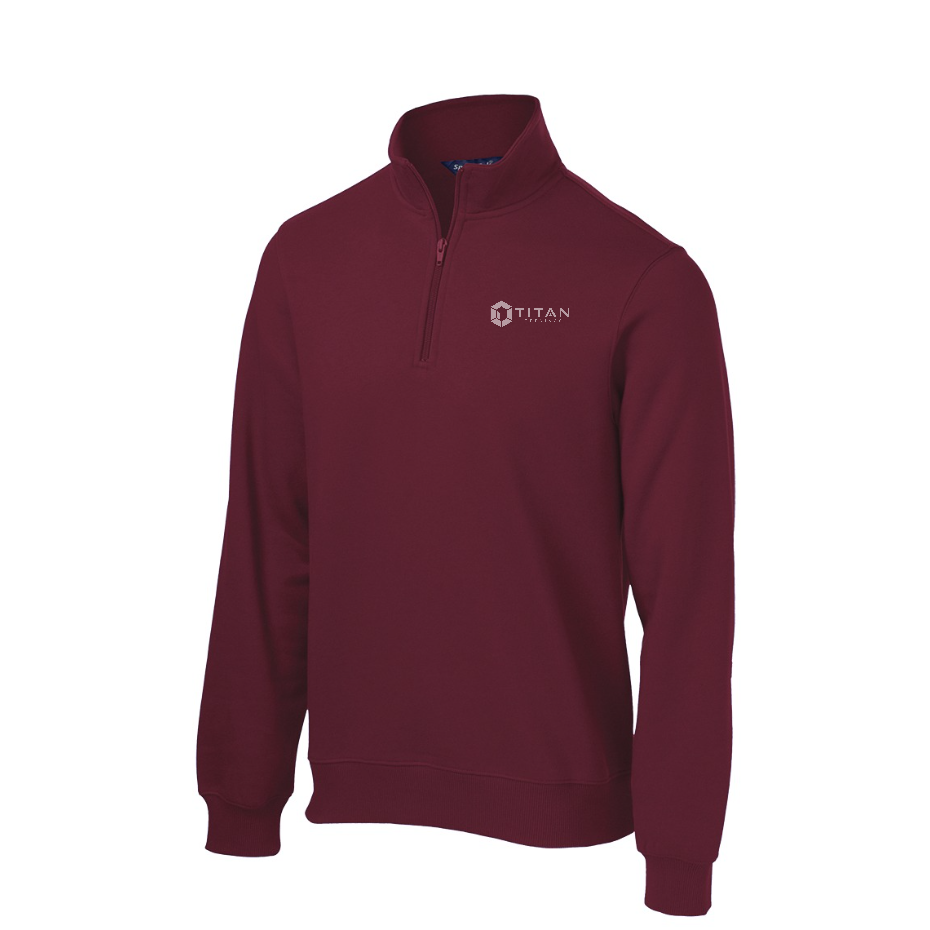 Sport-Tek 1/4-Zip Sweatshirt — Maroon