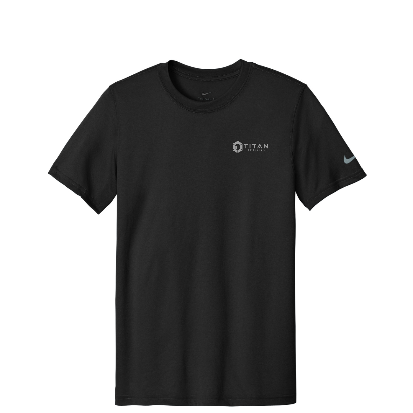 Nike Swoosh Sleeve rLegend Tee — Black