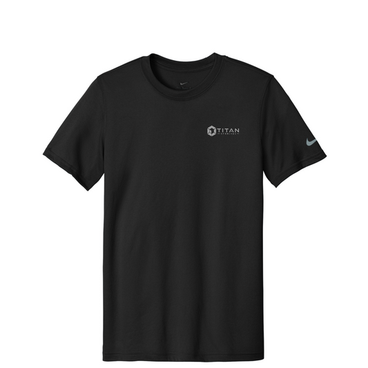 Nike Swoosh Sleeve rLegend Tee — Black