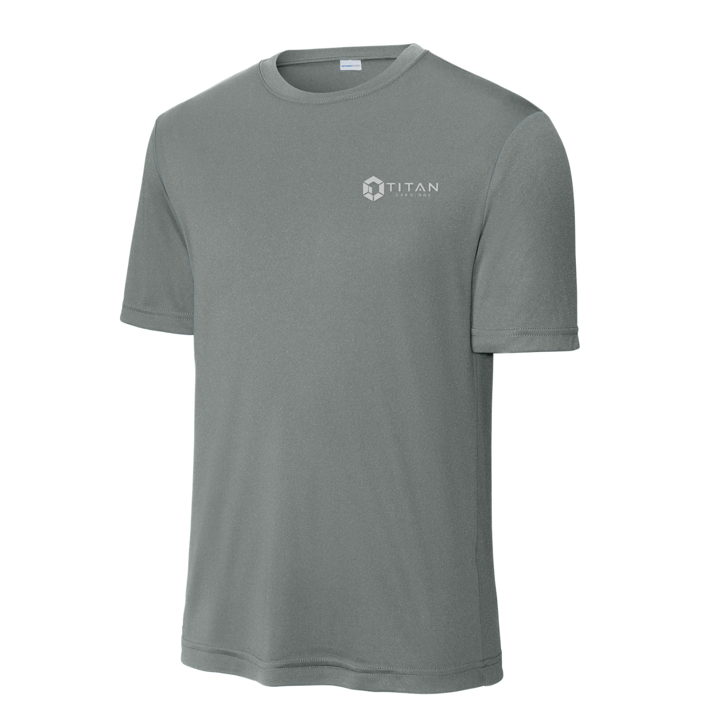 Sport-Tek Tall PosiCharge Competitor  Tee - Titan — Grey Concrete