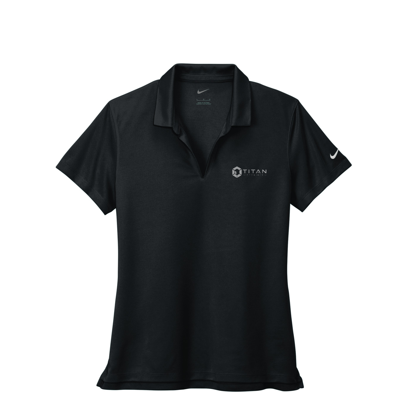 Nike Women's Dri-FIT Micro Pique 2.0 Polo — Black