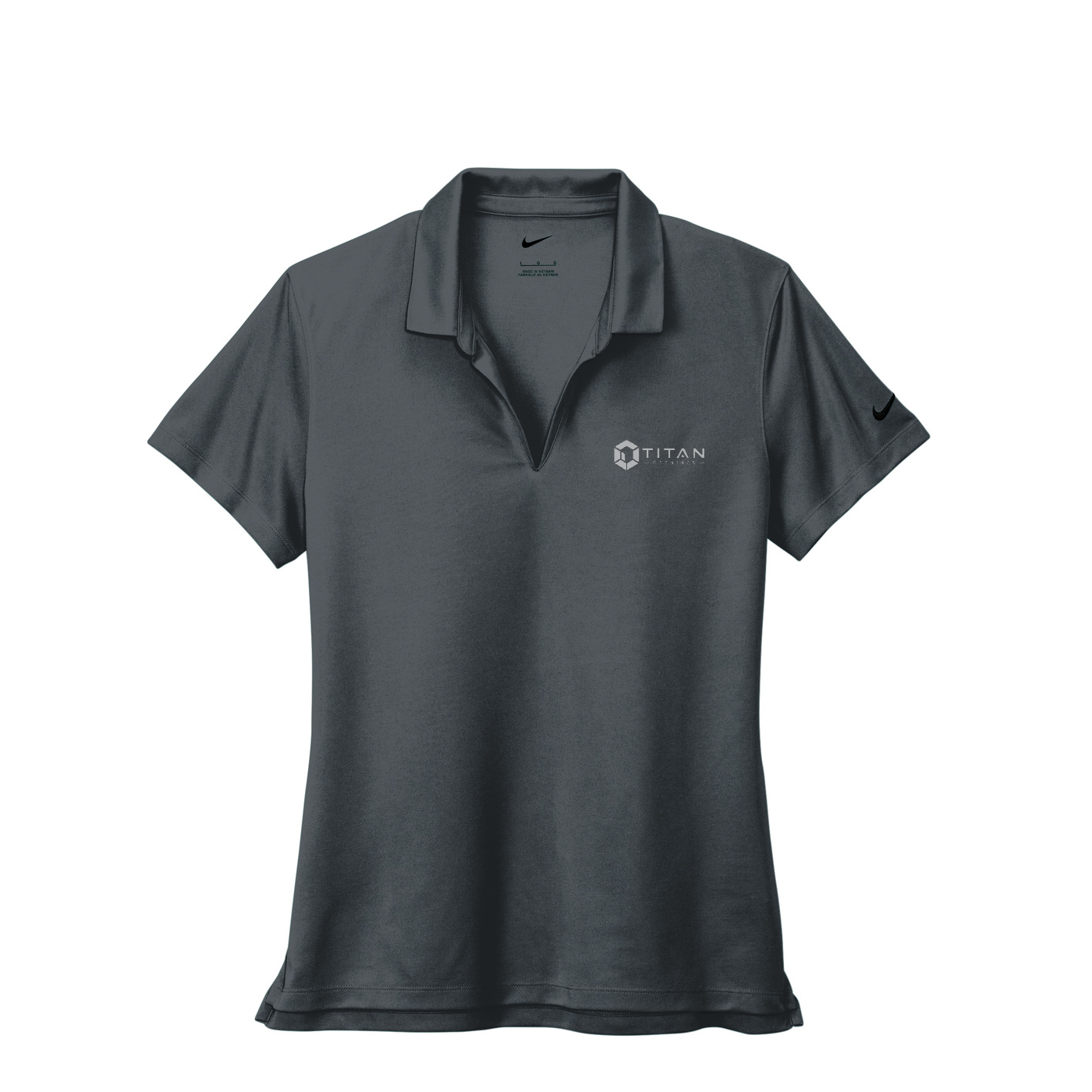 Nike Women's Dri-FIT Micro Pique 2.0 Polo — Anthracite