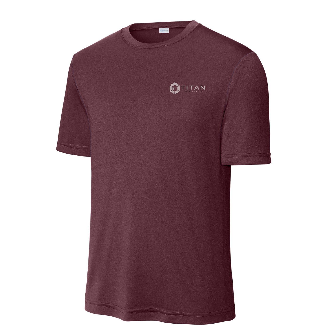 Sport-Tek Tall PosiCharge Competitor  Tee - Titan — Maroon
