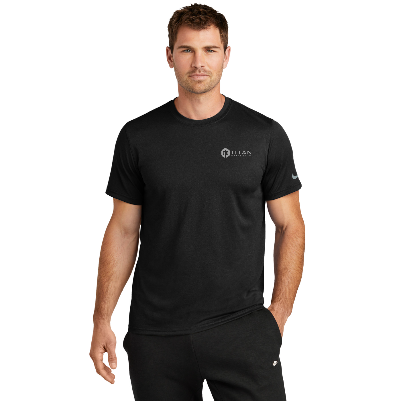 Nike Swoosh Sleeve rLegend Tee — model