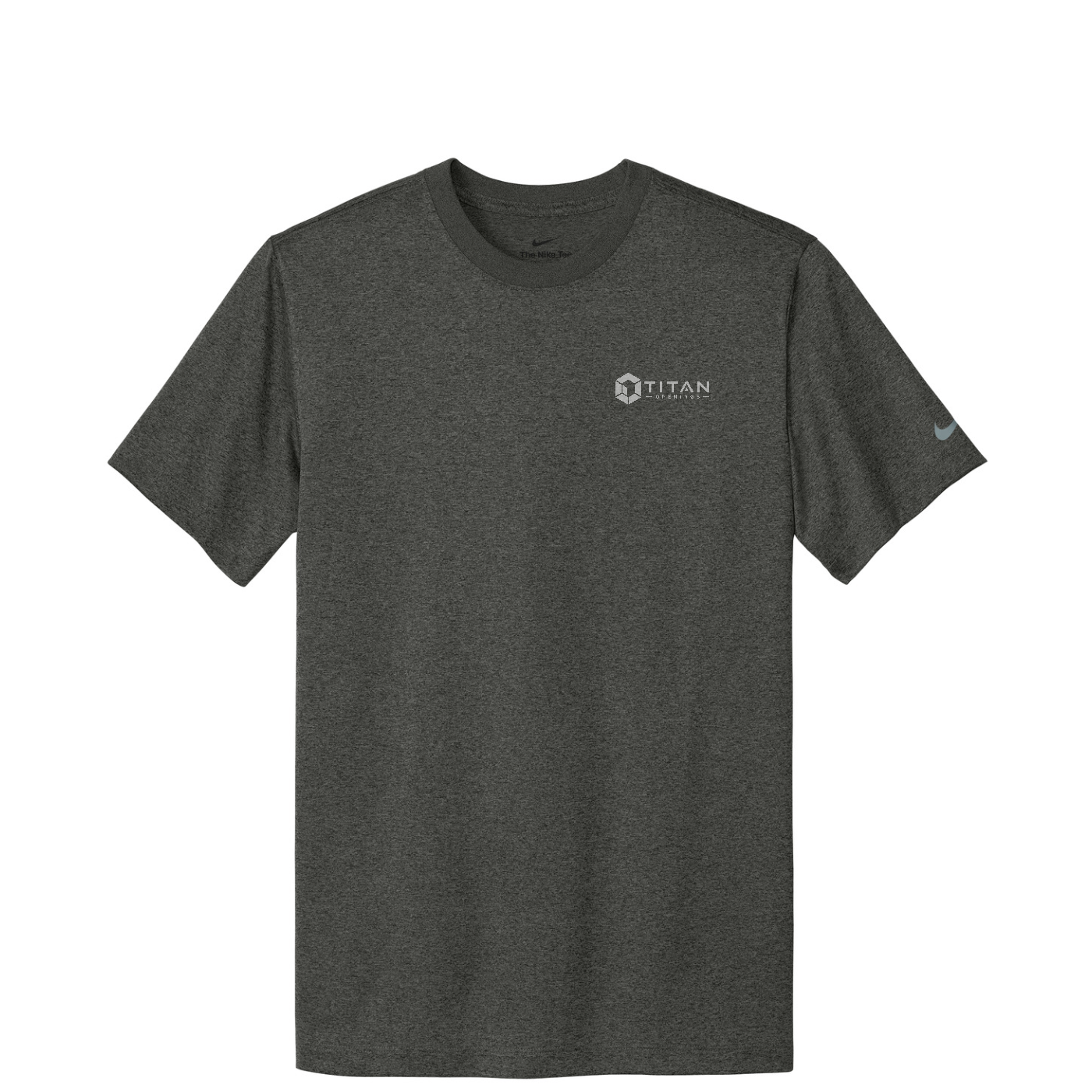 Nike Swoosh Sleeve rLegend Tee — Dark Smoke Heather