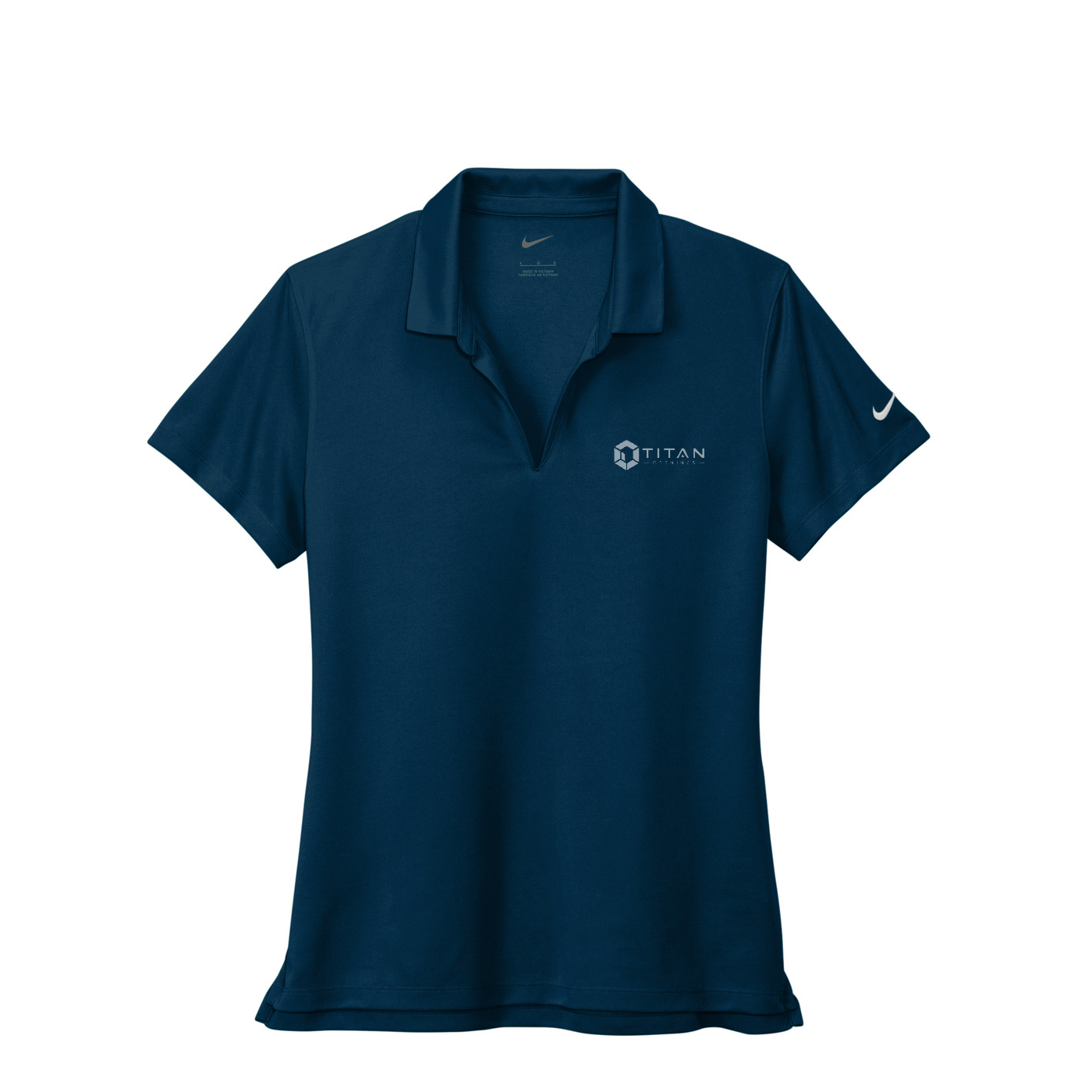 Nike Women's Dri-FIT Micro Pique 2.0 Polo — Navy