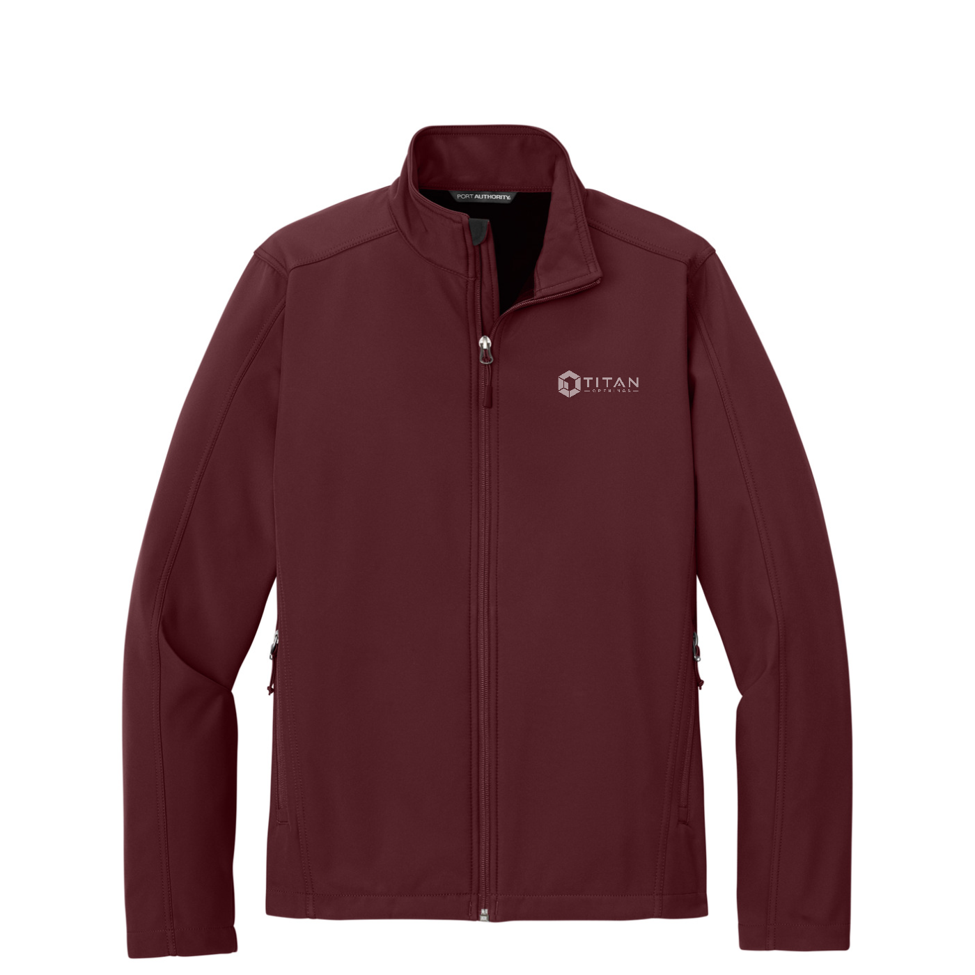 Port Authority Core Soft Shell Jacket — Maroon