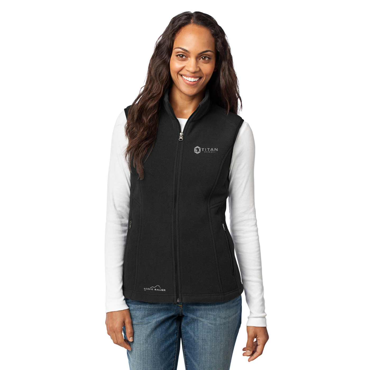 Eddie Bauer - Women's Fleece Vest — model
