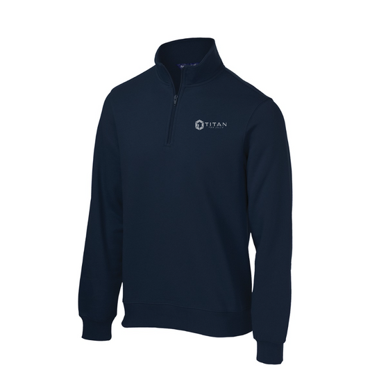 Sport-Tek 1/4-Zip Sweatshirt — True Navy