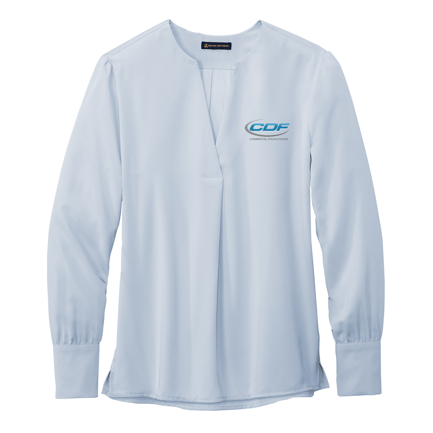 Brooks Brothers® Women’s Open-Neck Satin Blouse - CDF