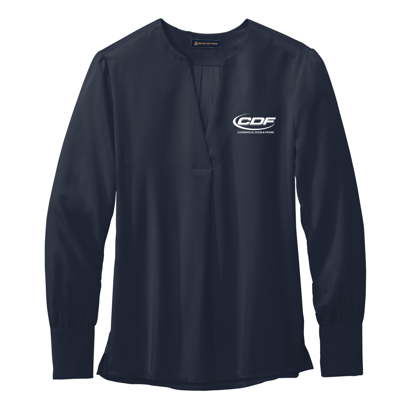 Brooks Brothers® Women’s Open-Neck Satin Blouse - CDF