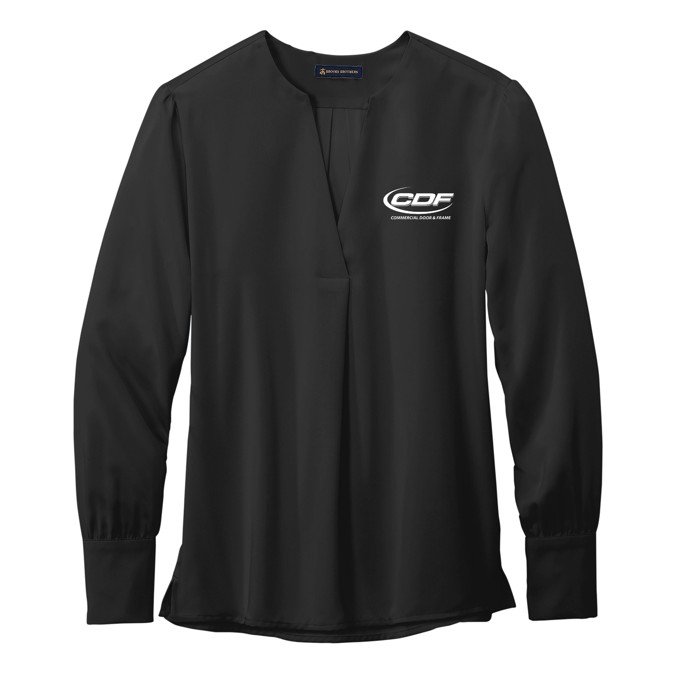 Brooks Brothers® Women’s Open-Neck Satin Blouse - CDF