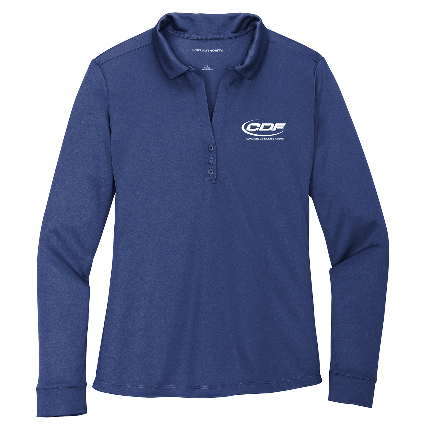 Port Authority® Women's Silk Touch™ Performance Long Sleeve Polo - CDF