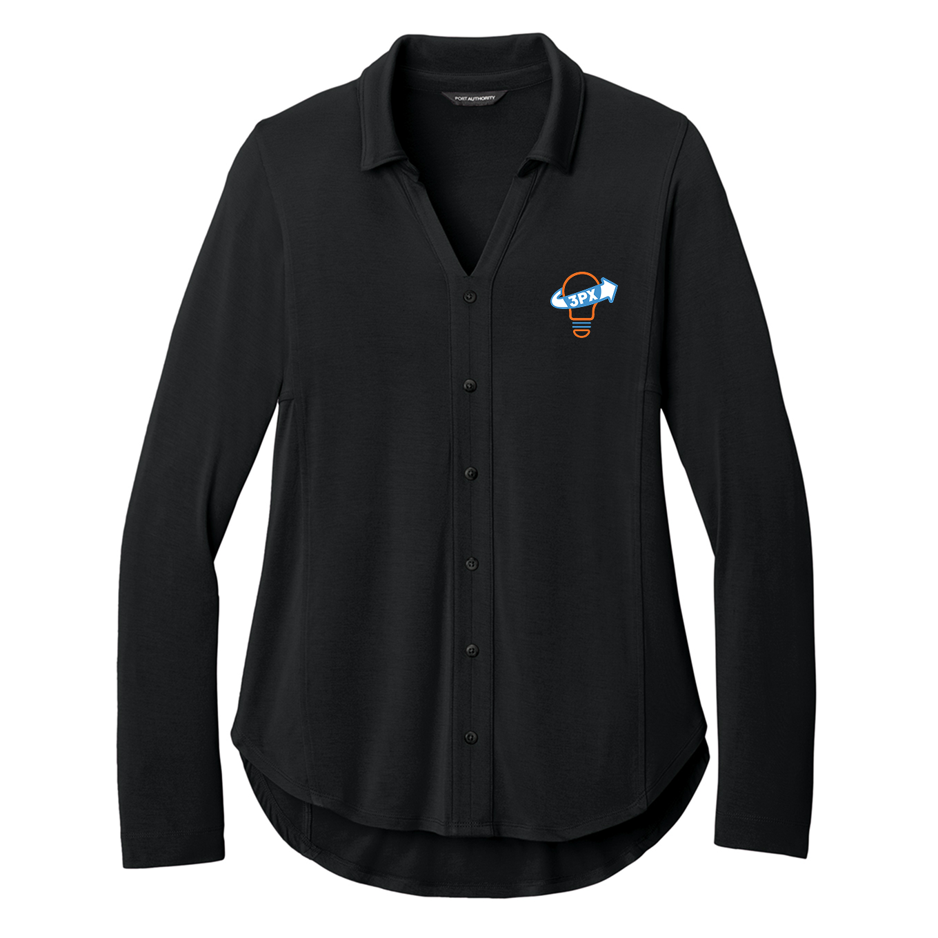 Port Authority® Women’s Luxe Knit Button Tunic - 3PX